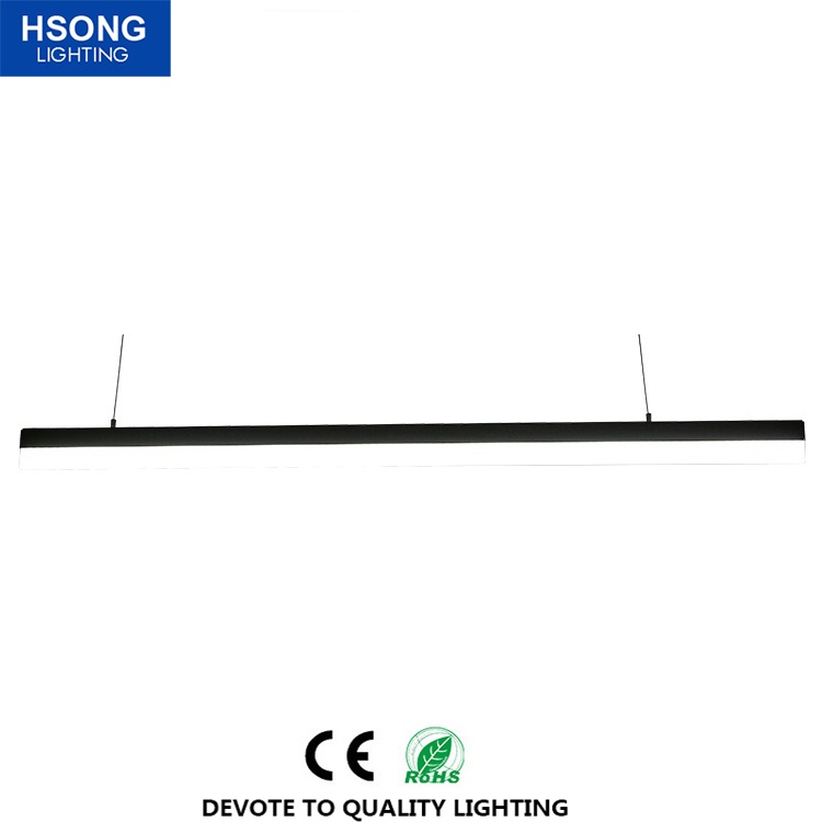 Acrylic SMD 28W 1200mm 4fites Suspended Linear Light Acrylic SMD 28W 1200mm 4fites Suspended Linear Light
